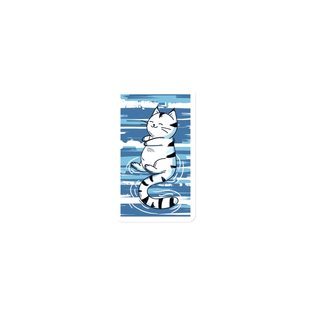 Whimsical Feline Fun - Die-Cut Magnet product image (1)