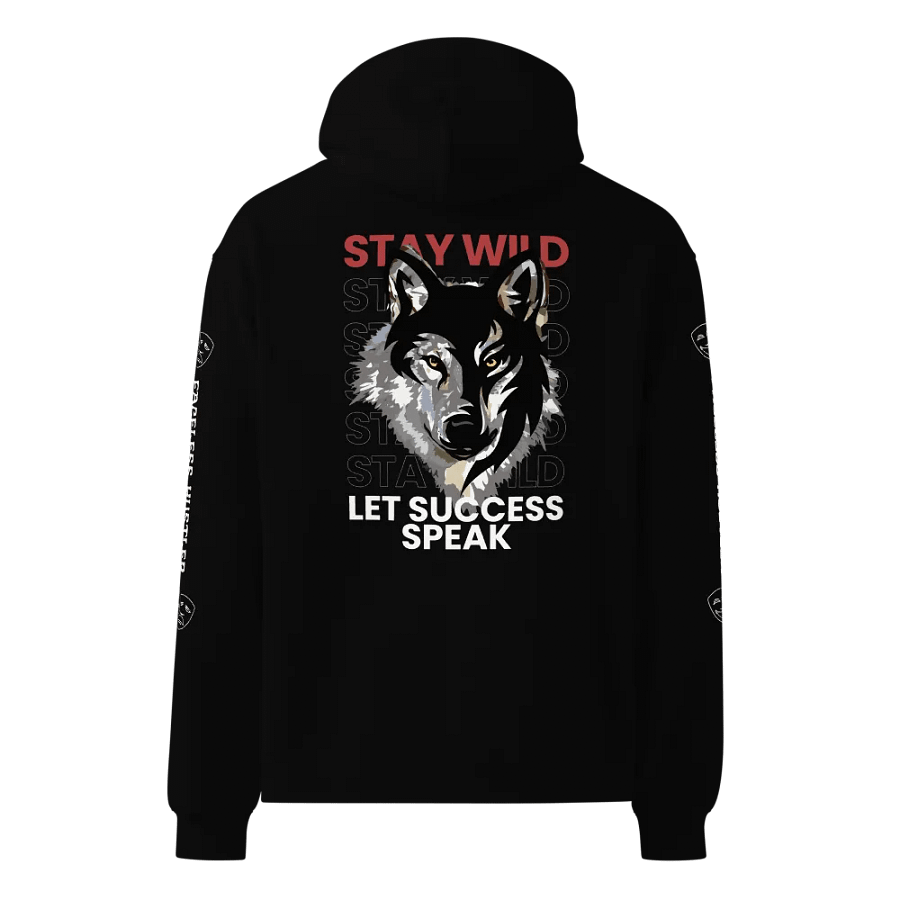 Stay Wild And Let Success Speak Unisex Premium Oversized Hoodie product image (3)