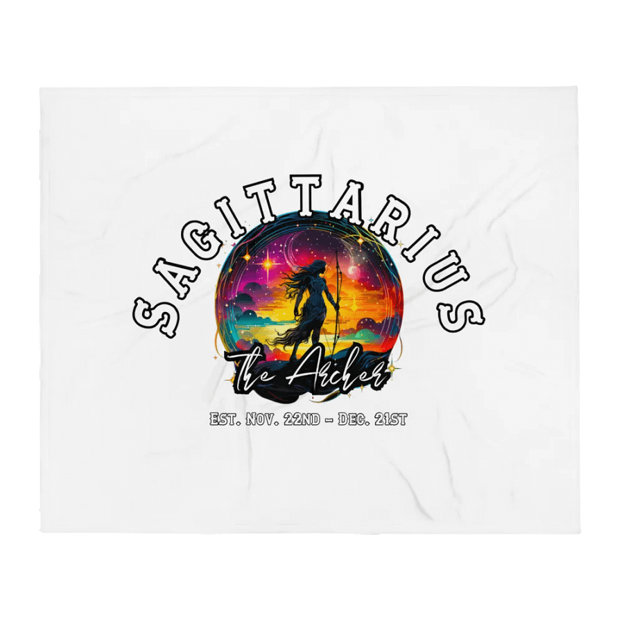 Sagittarius - Zodiac Throw Blanket product image (1)