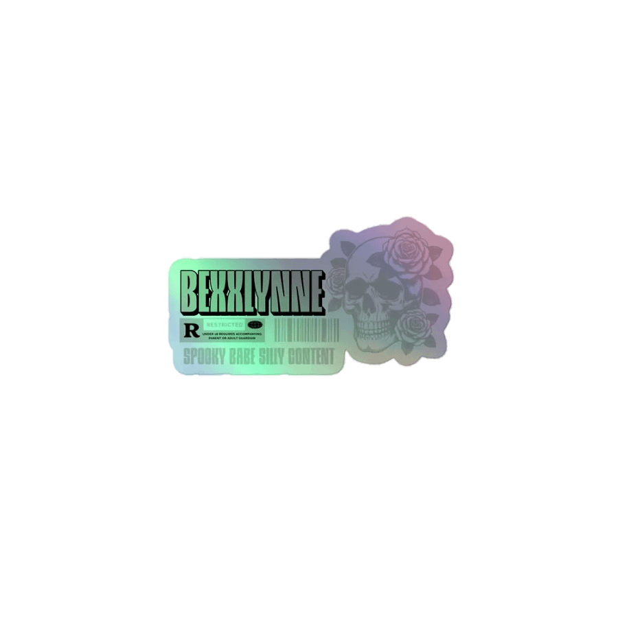 Restricted Content Holographic Sticker product image (1)