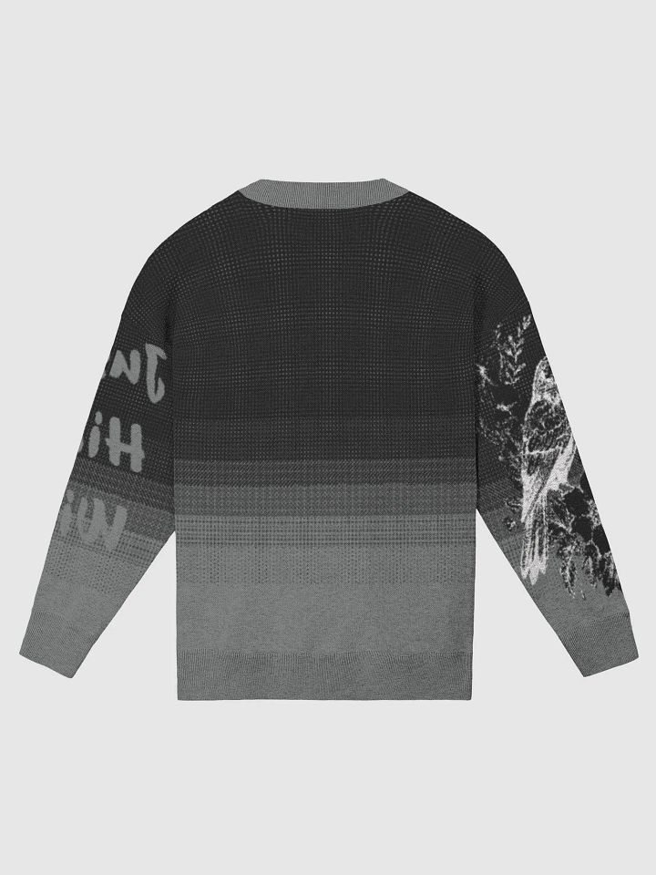 White Crow - Raven Just higher Vibes Cozy Knit Jacquard Crewneck Sweater product image (6)