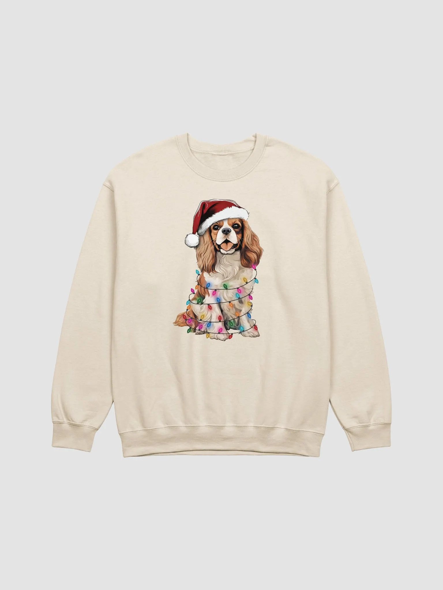 Funny Cavalier King Charles Spaniel Christmas Sweatshirt for Cavalier Spaniel Paw-rents product image (18)