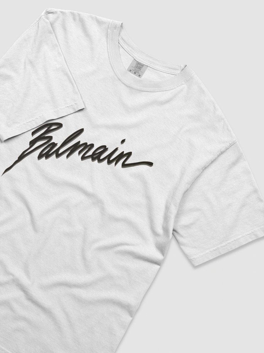 Chic Balmain Script T-Shirt product image (5)