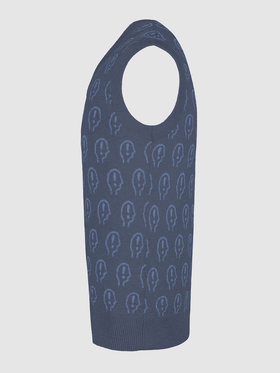 EXCLAIMING MENTALLY (duotone navy) knitwear vest product image (27)