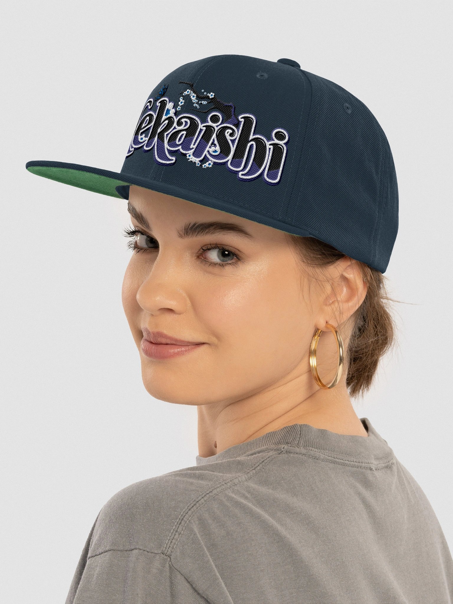 Wool Blend Snapback Cap - Embroidered | Dark Logo product image (84)
