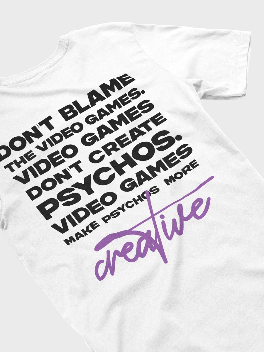 Creative Psycho - White Tee product image (5)
