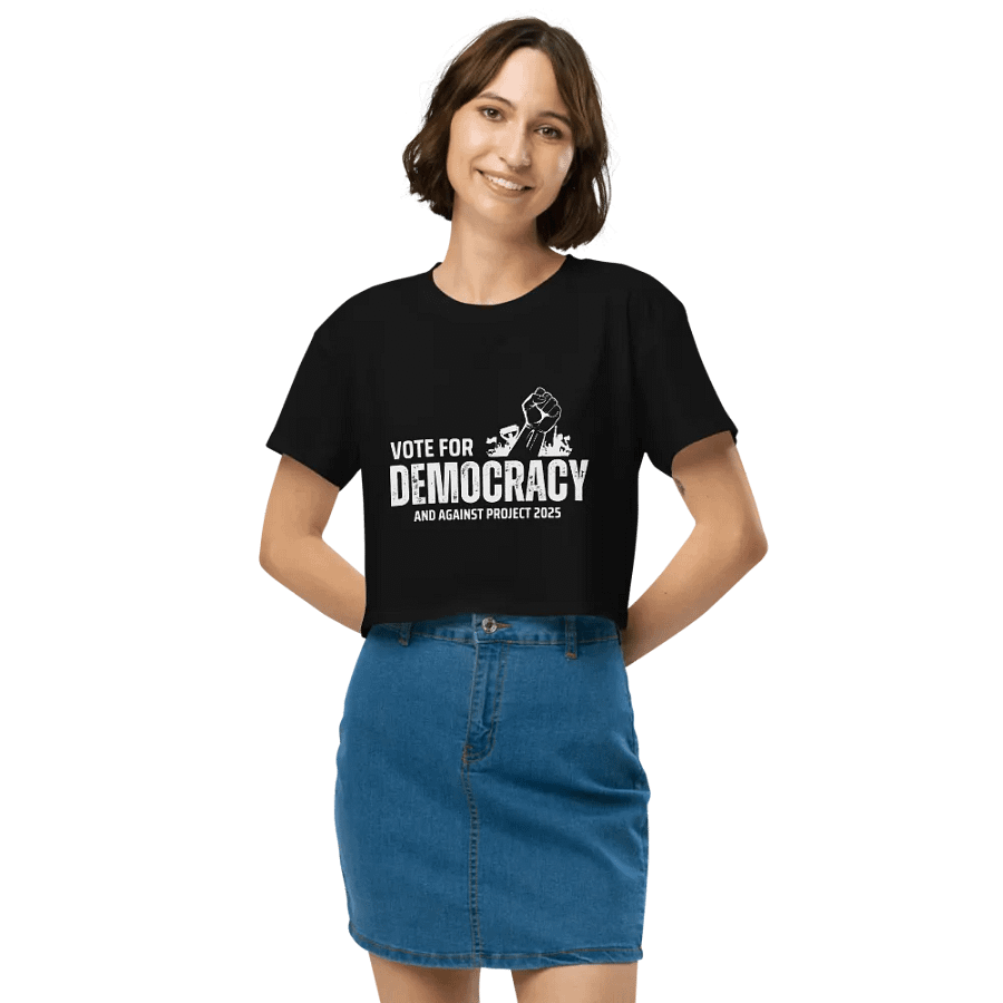 Pris-Vote For Democracy-CROP TOP TEE product image (3)