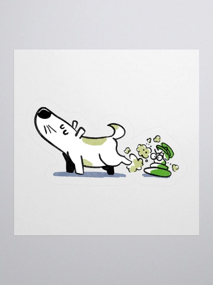 Just a Pup Poop | Kiss Cut Stickers product image (1)