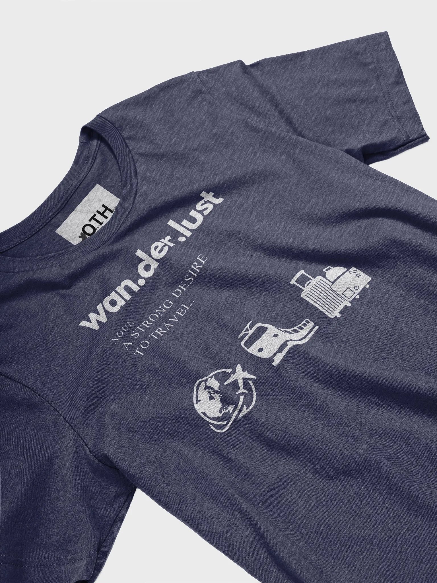 Minimalist Chart Trio Travel Dark Tee product image (72)