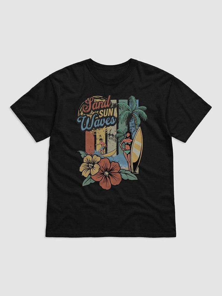 SAND SUN WAVES Men's Surf T-shirt (Beach Collection) product image (3)