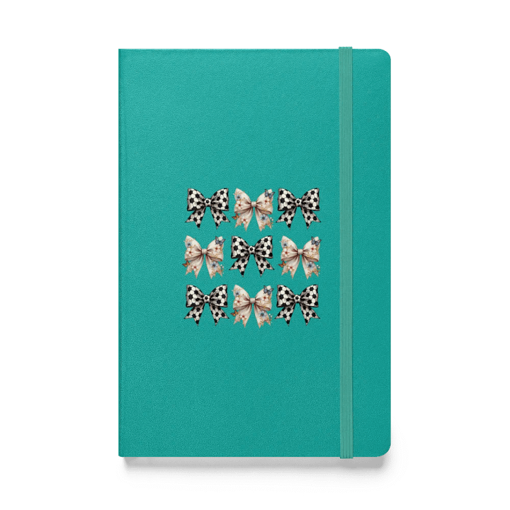 Spring Bows Soccer Chic Hardcover Journal product image (1)