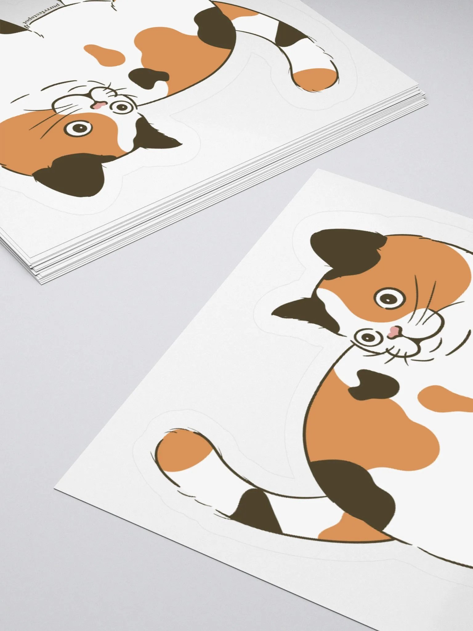 Calico Cat Kiss Cut Stickers product image (4)