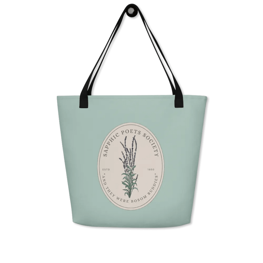 Sapphic Poets Society Lavender Emblem Tote Bag product image (4)
