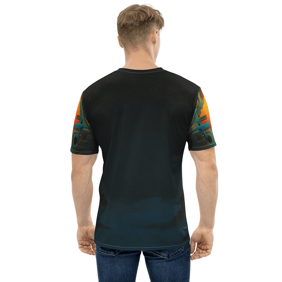 Galactic Sunset Circuitry Tee – MindScape Emporium Edition product image (4)