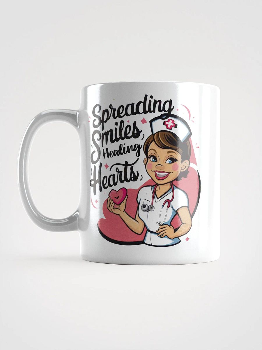 Spreading Smiles Healing Hearts Nurse Mug product image (6)