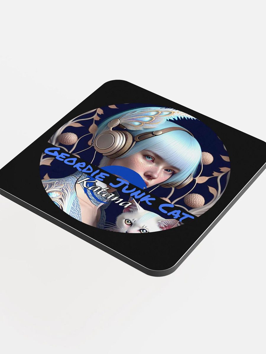 Katana FOUR Drink Coaster (3.74″x 3.74″, US and EU SHIPPING) product image (4)