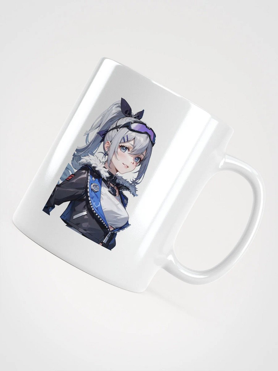 White Glossy Mug - Silverwolf (Honkai Star Rail) product image (4)