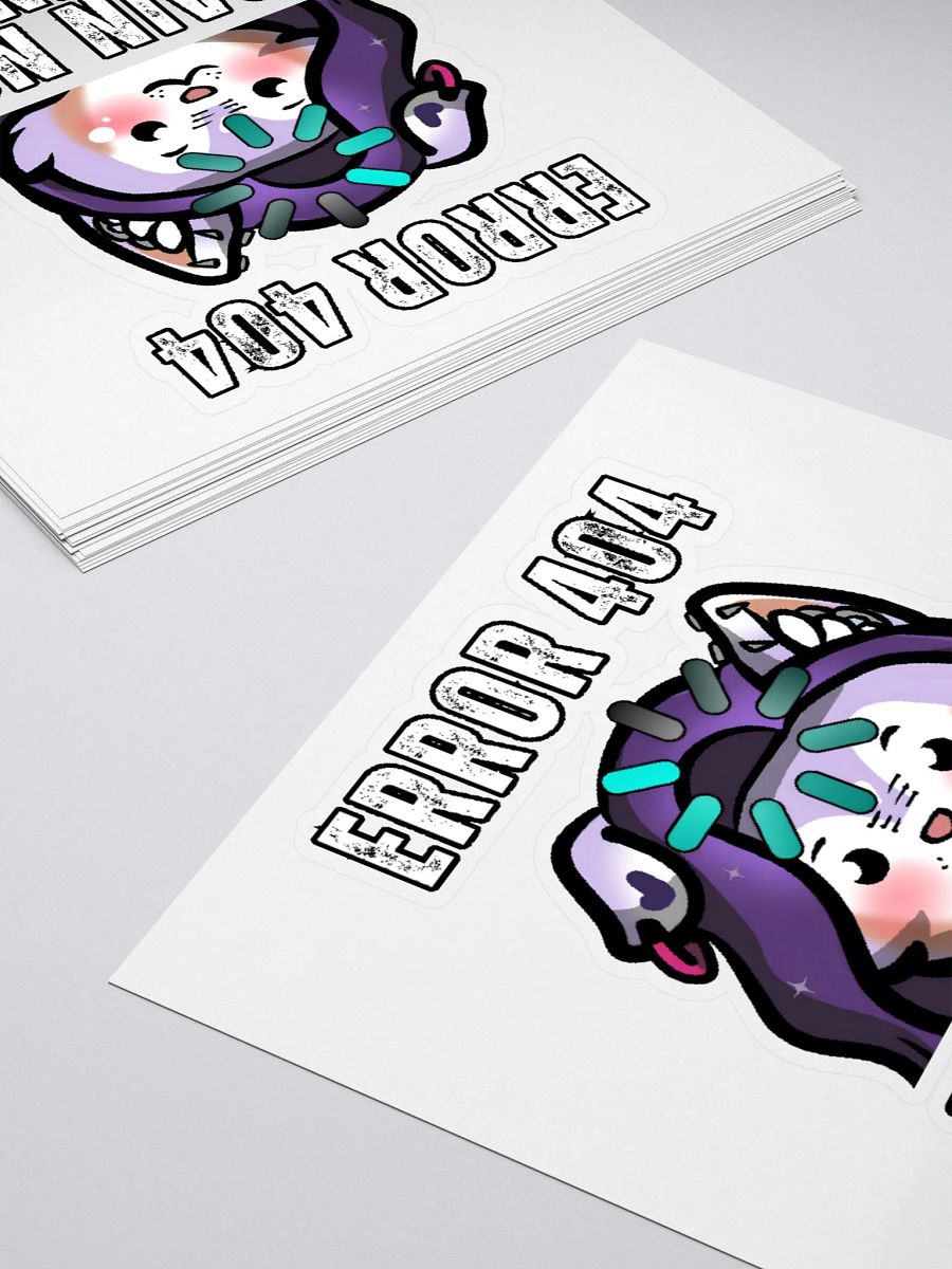 Error 404 Brain Not Found Sticker product image (10)