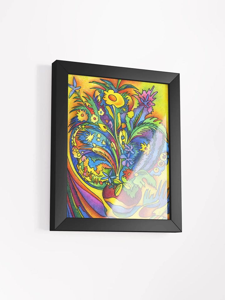 Vibrant Bouquet: Framed Matte Poster - Bright Bouquet 1 product image (6)