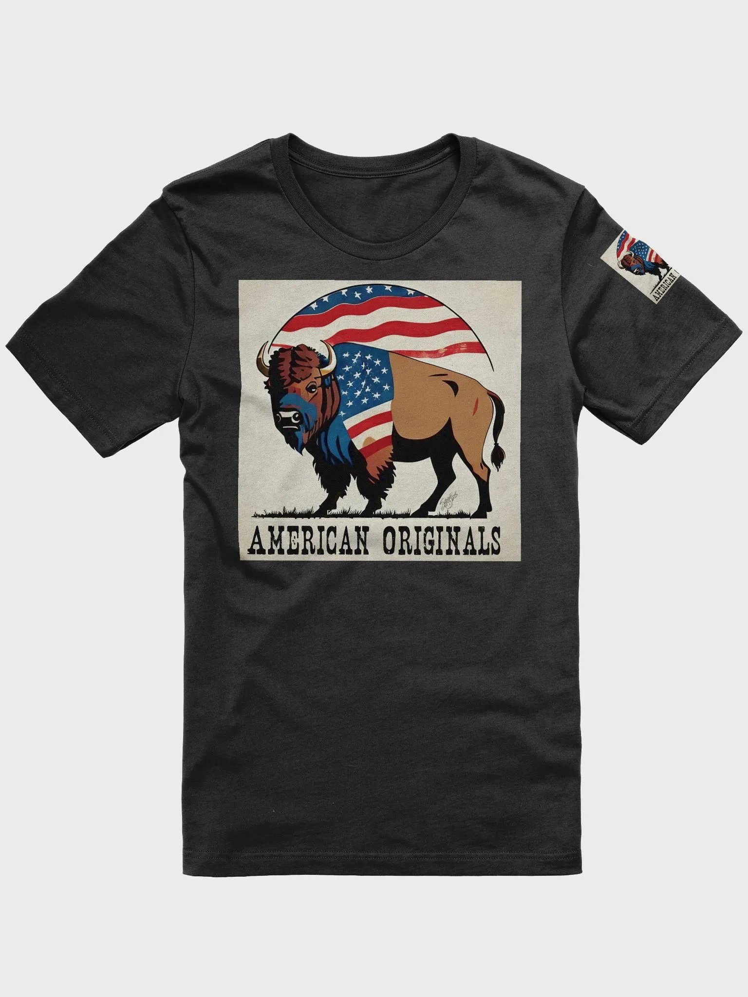 American Original Bison Super Soft Tee-Shirt product image (1)