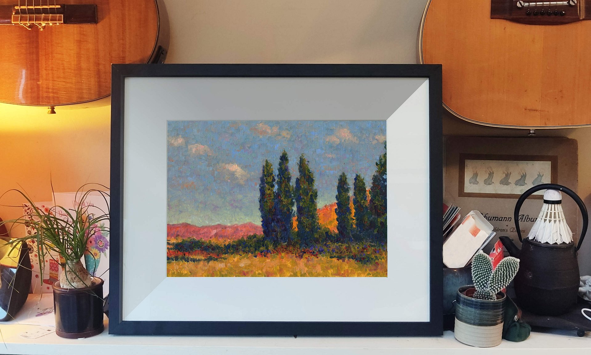 230712 Cypresses in lombardy II Original Study Artwork. product image (2)