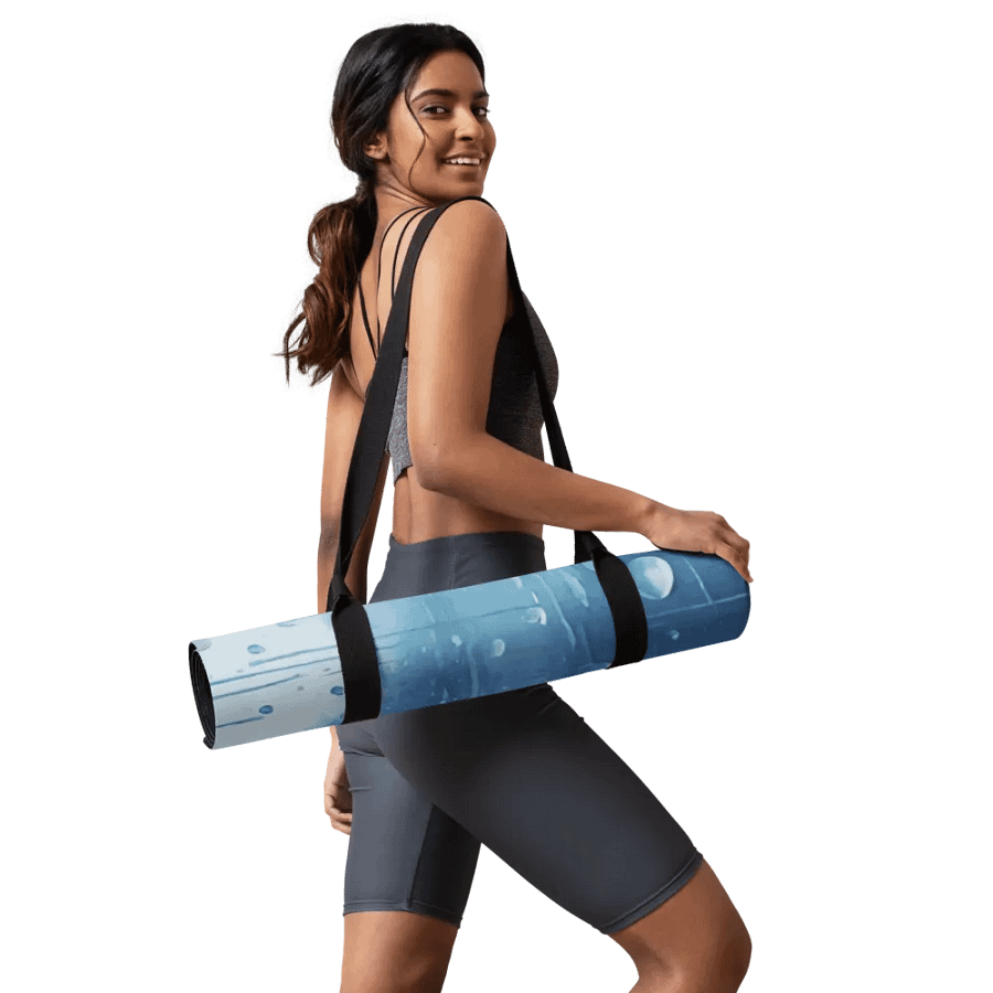 Rain Droplet Yoga Mat product image (9)