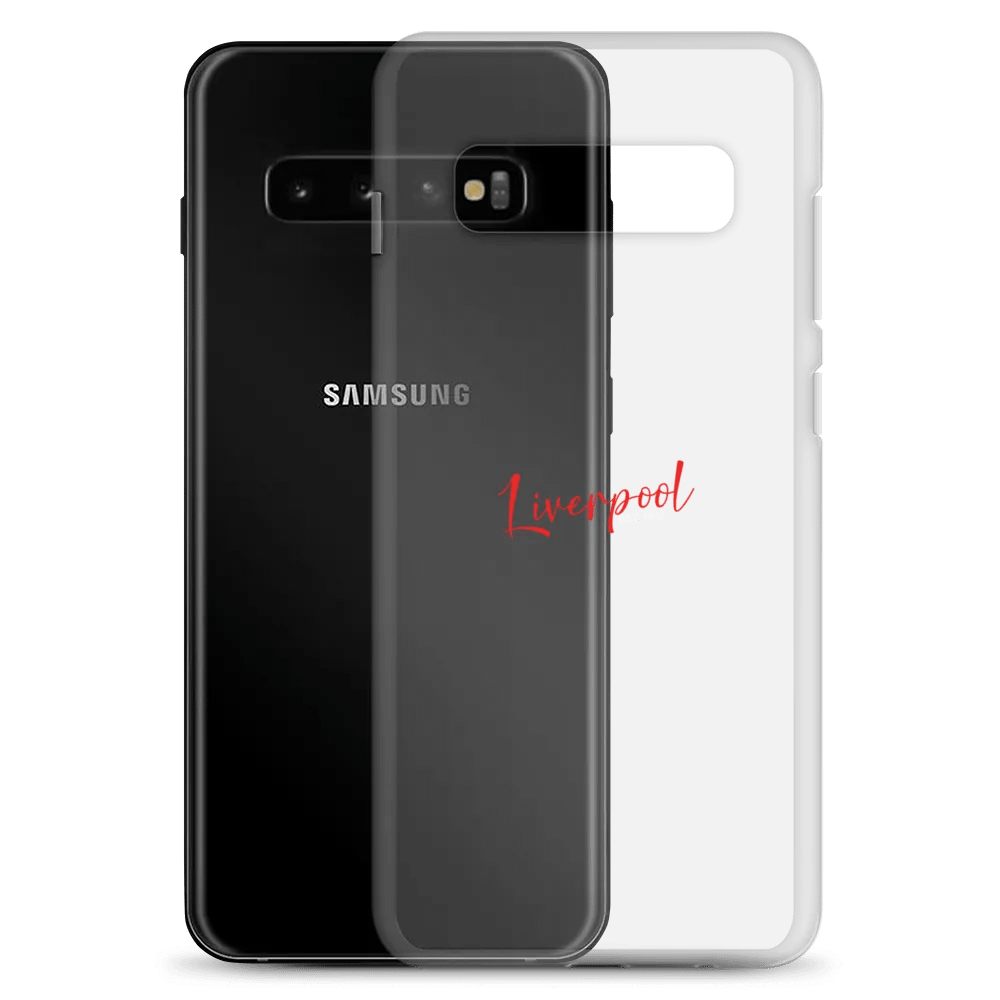 Liverpool Red Cursive Clear Samsung® Case product image (20)