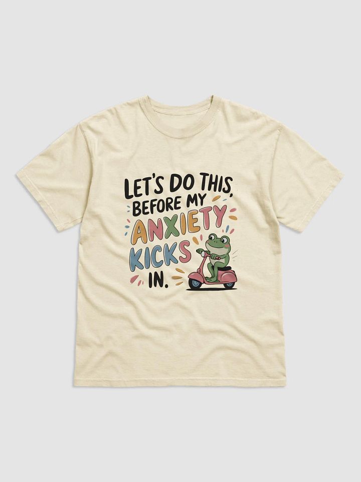 Anxiety Frog Scooter Ride Tee product image (1)