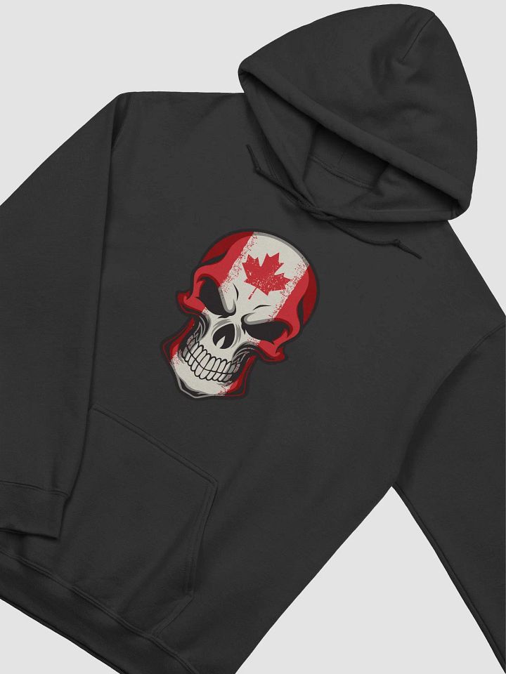 Canadian Flag Skull Hoodie product image (2)
