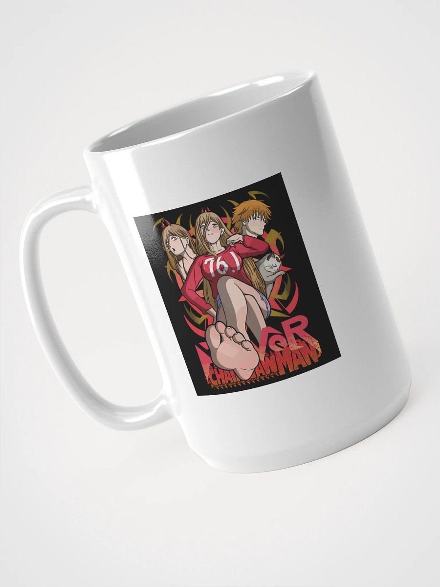 Chainsaw Man Squad White Glossy Mug product image (3)