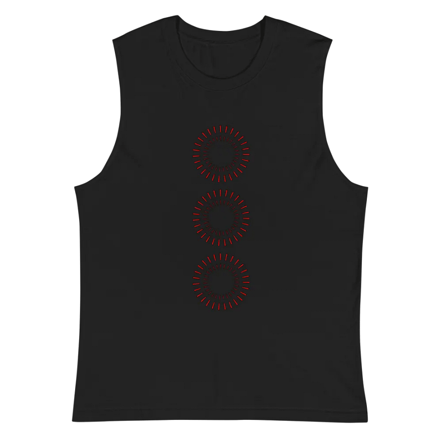 Red Circle Muscle Tank product image (3)