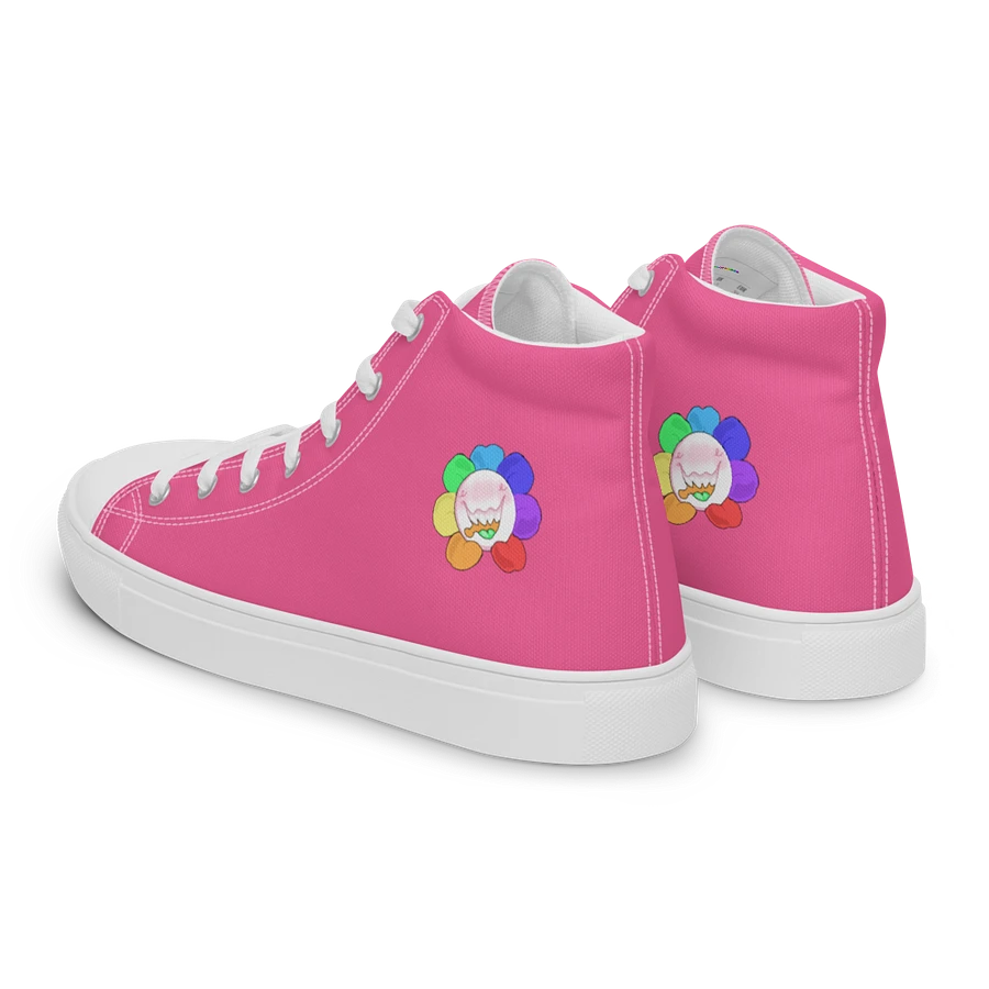 Pink and White Flower Sneakers product image (4)