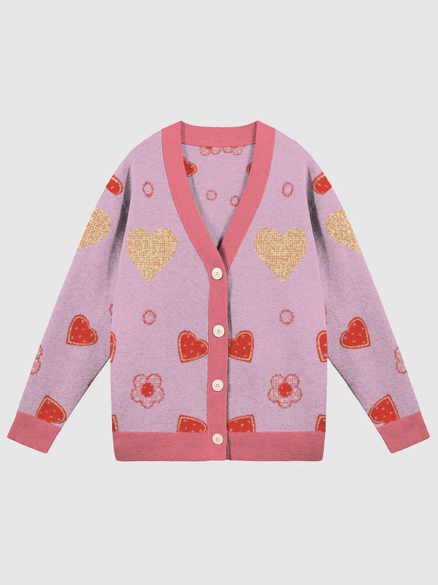 Heartfelt Jacquard Knit Cardigan product image (5)