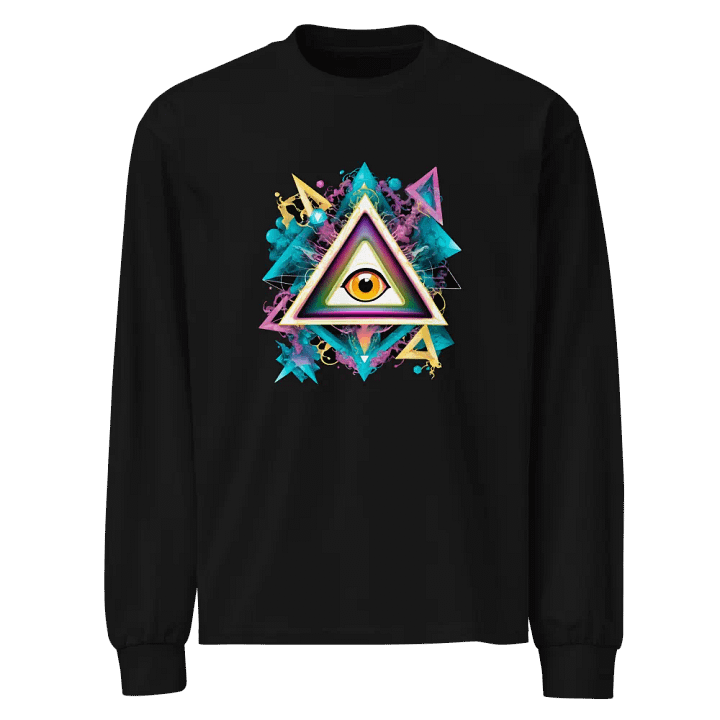 [All Seeing Eye] - Unisex Premium Heavyweight Long Sleeve Shirt product image (1)