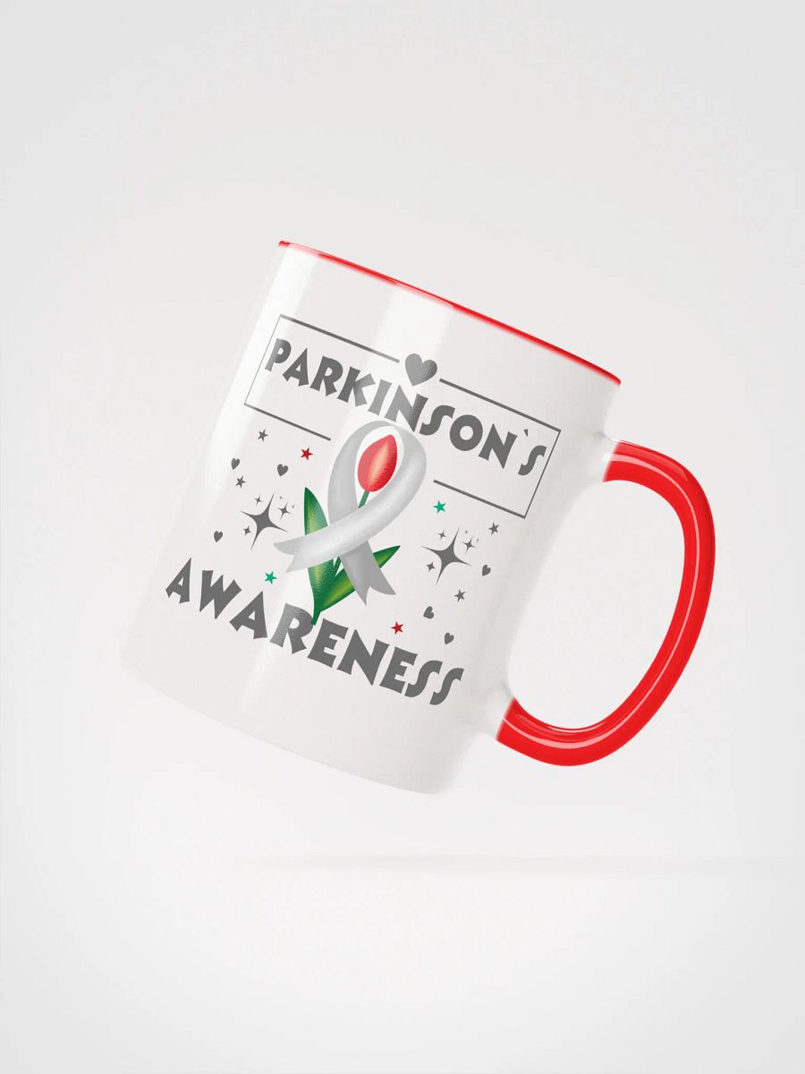 Parkinson's Awareness Red Tulip Ceramic Mug product image (2)