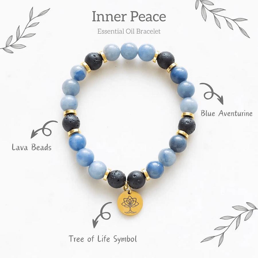 Inner Peace Crystal Bracelet & Essential Oil Set product image (1)