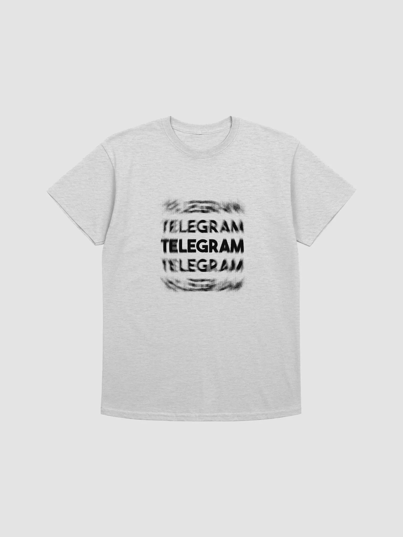 Camiseta TELEGRAM con texto borroso negro product image (2)