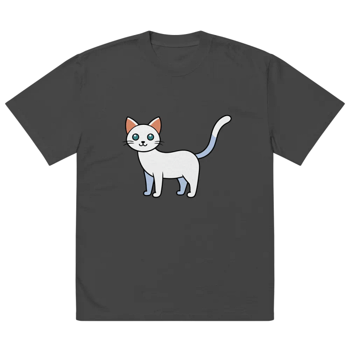Whiskered Feline Dreams Oversized Tee product image (2)