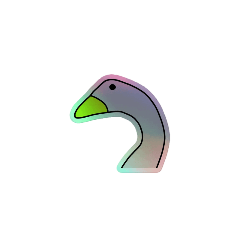 Holo Goose Sticker!