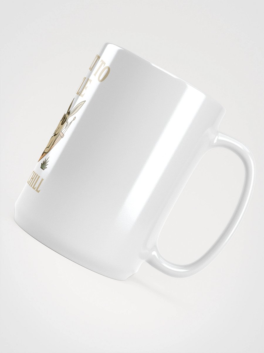 Not Built to Hustle – Born to Chill Mug (Donkey-Approved Downtime) product image (5)