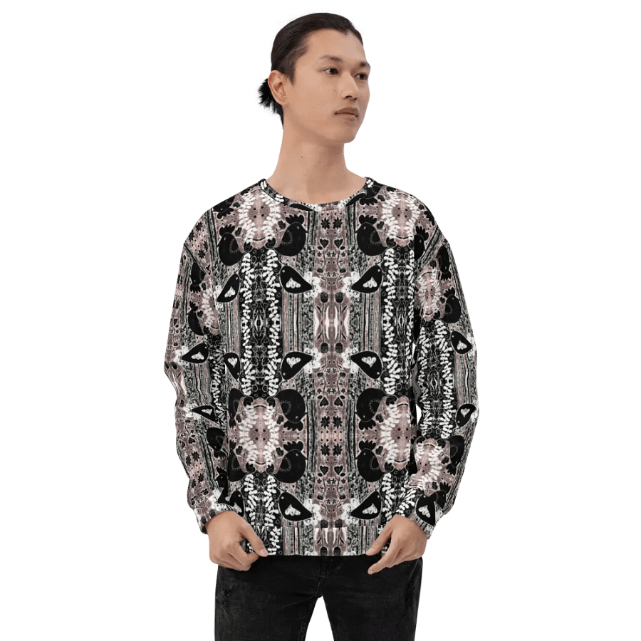 Abstract Floral Birds Unisex Sweatshirt product image (3)