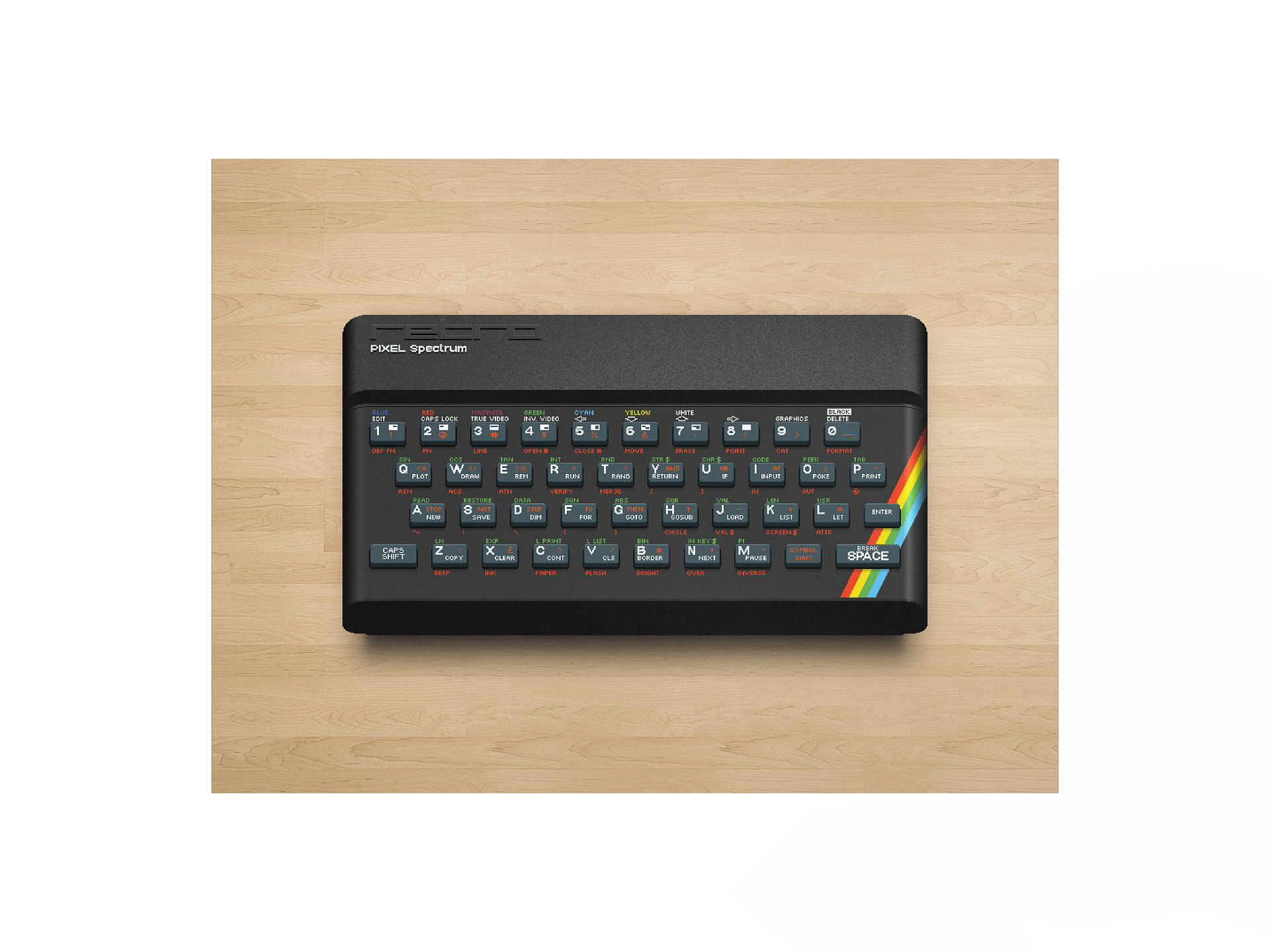 Pixel Spectrum Birch Poster product image (1)