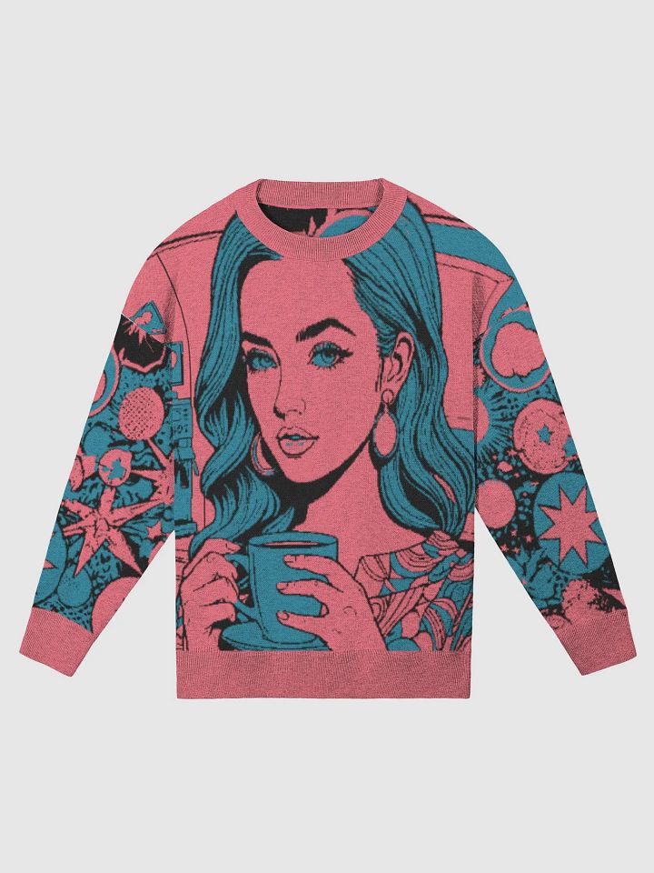 Cozy Jacquard Crewneck Sweater product image (4)