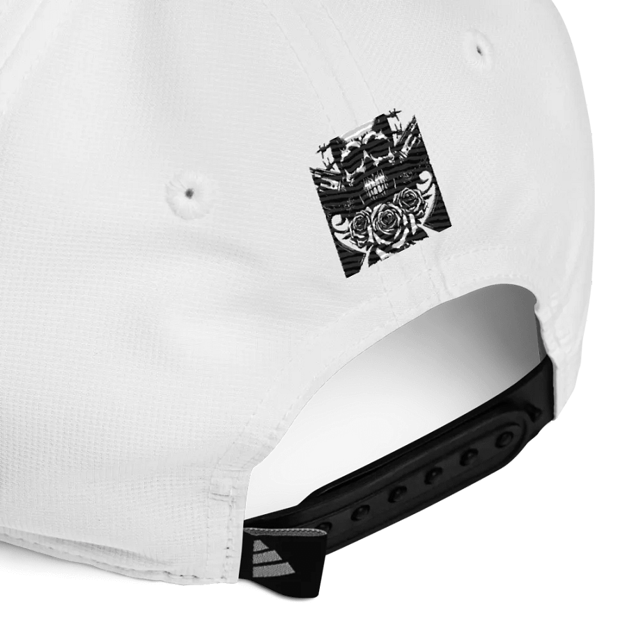 Monochrome Skull and Roses Graphic Print Cap product image (10)