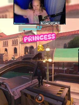 sometimes, this is the best way to help the team. just accept it #payloadprincess #payloadprincessoverwatch #overwatch #ana #healer #twitchstreamer #blondielmg