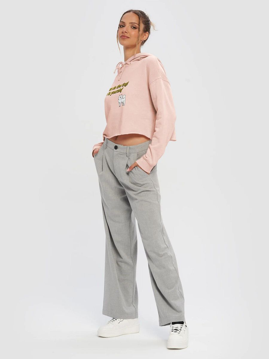 you can do the ting cropped hoodie - 80% cotton product image (5)