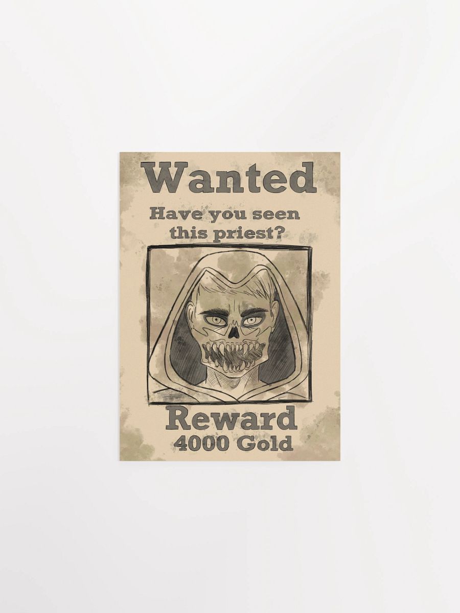WANTED: Raz the Priest – Dragon Vault Reward Poster product image (2)