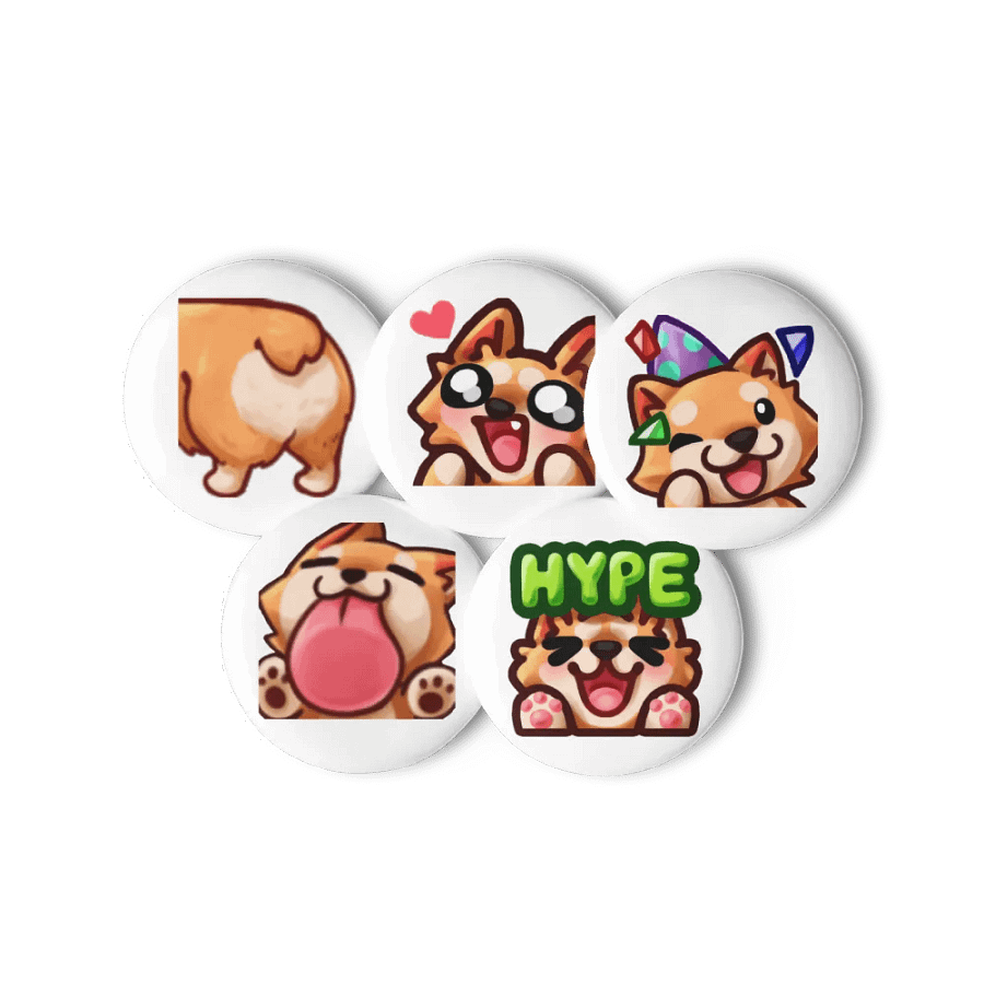 HYPE Puppers Pin Buttons Set product image (6)