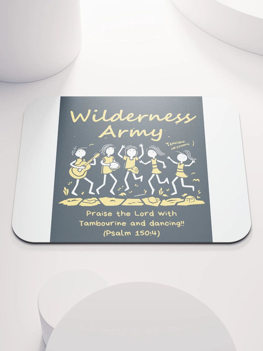 Wilderness Army Tambourine Dance Mouse Pad product image (1)