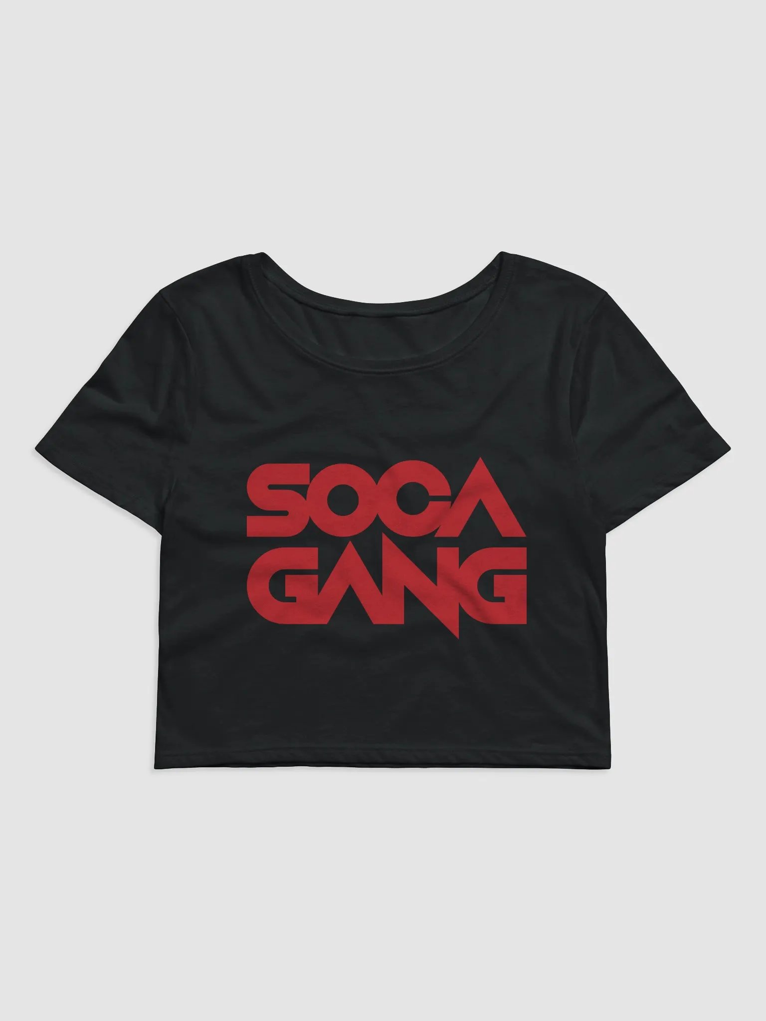 Red Logo Crop Top product image (1)